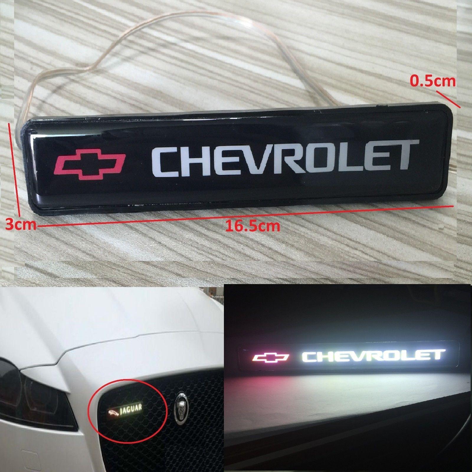 2018 Chevrolet Logo - Amazing Chevrolet Logo LED Light Emblem Car Front Grille Badge