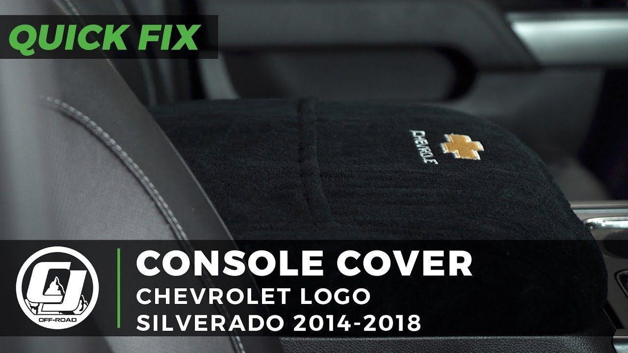 2018 Chevrolet Logo - 2014-2018 Silverado Install: Black Konsole Armour Console Cover with ...