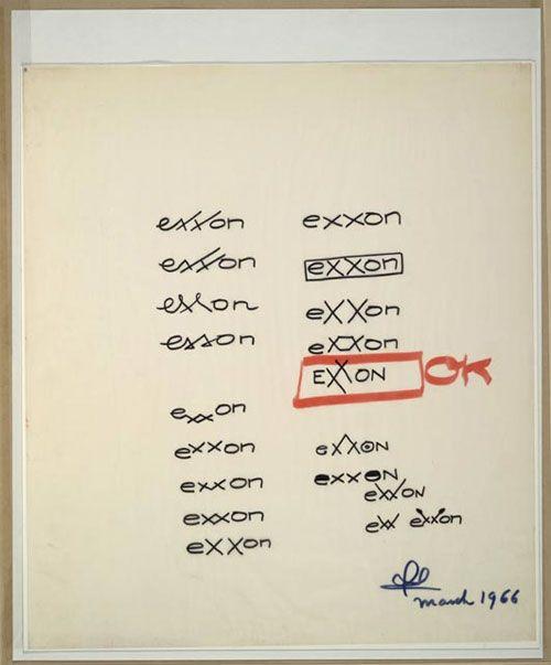 Old Exxon Logo - Exxon by Loewy | Logo Design Love