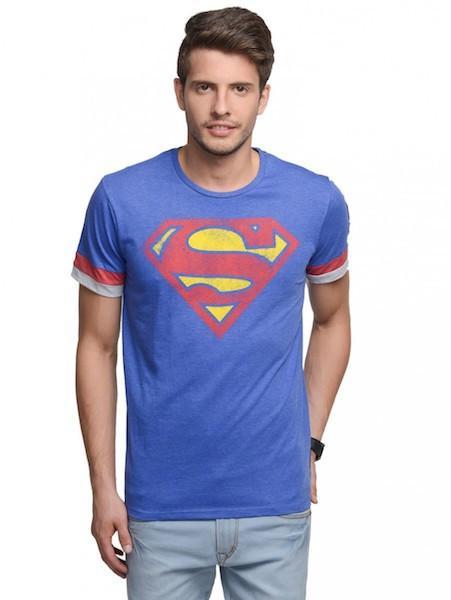 Royal Blue Superman Logo - Superman Royal Blue Half Sleeve T Shirt By Bio World