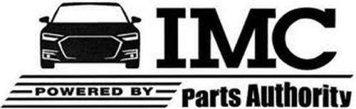 Parts Authority Logo - IMC POWERED BY PARTS AUTHORITY Trademark of Parts Authority, LLC