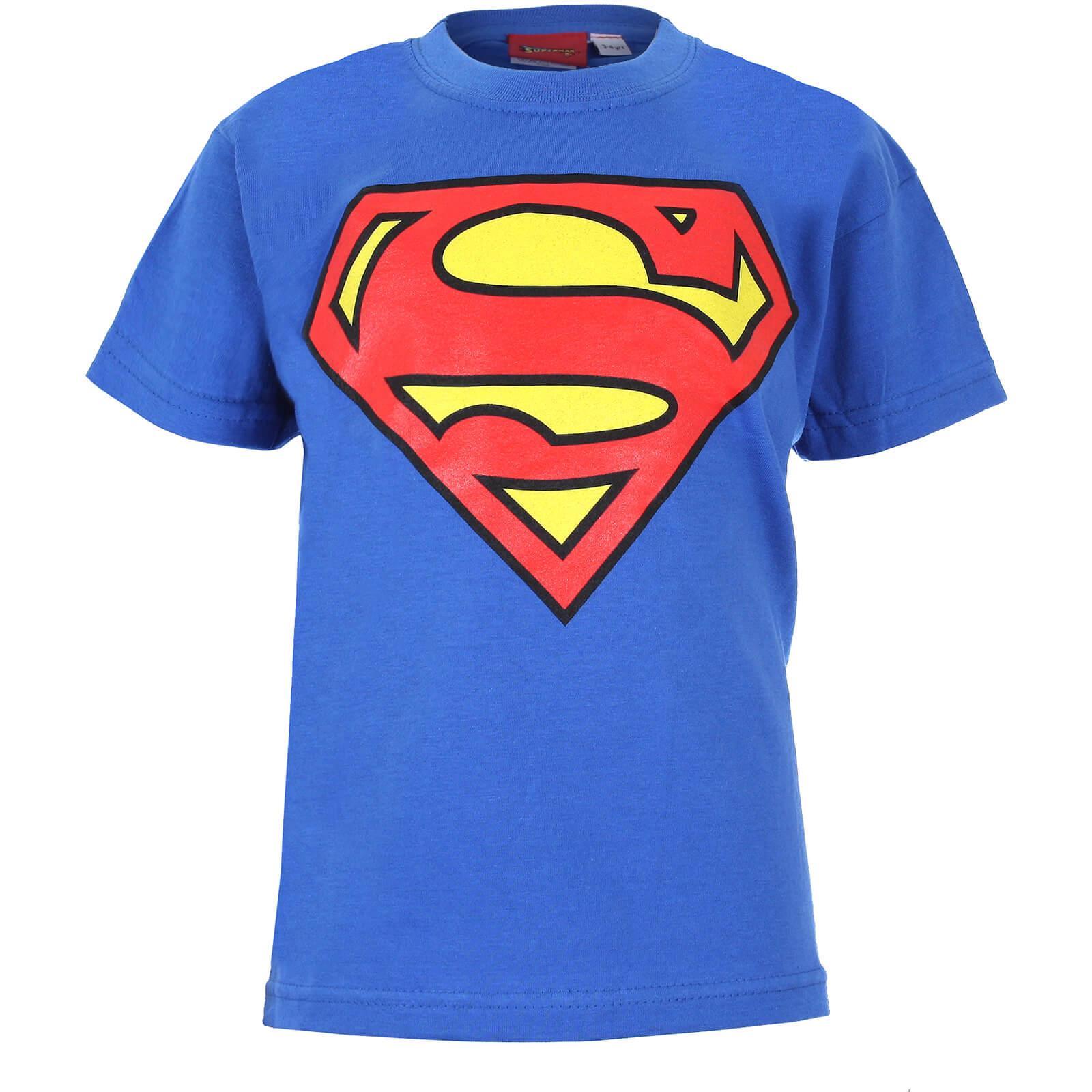 Royal Blue Superman Logo - DC Comics Boys' Superman Logo T-Shirt - Royal Blue
