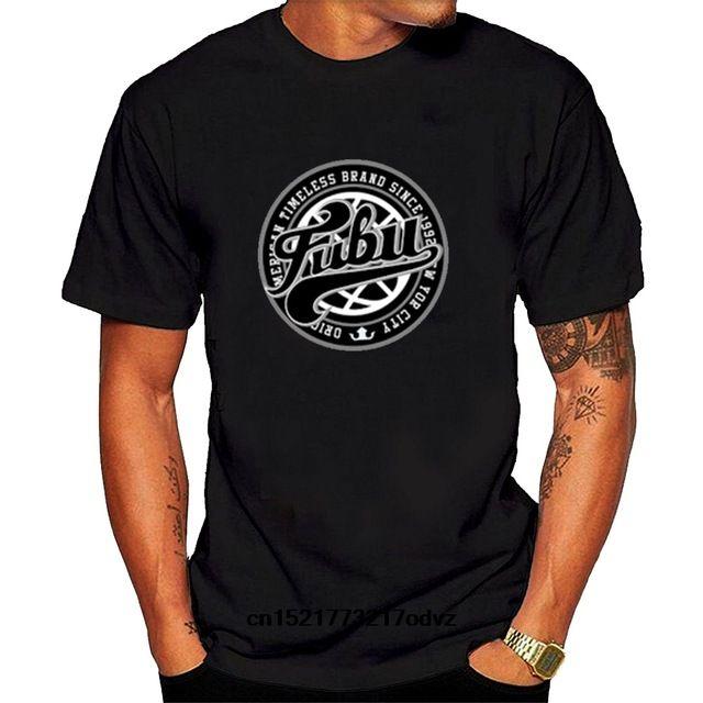 Fubu Logo - Men T shirt Fubu Logo Casual Short Sleeves Cotton Tops Black Size S ...