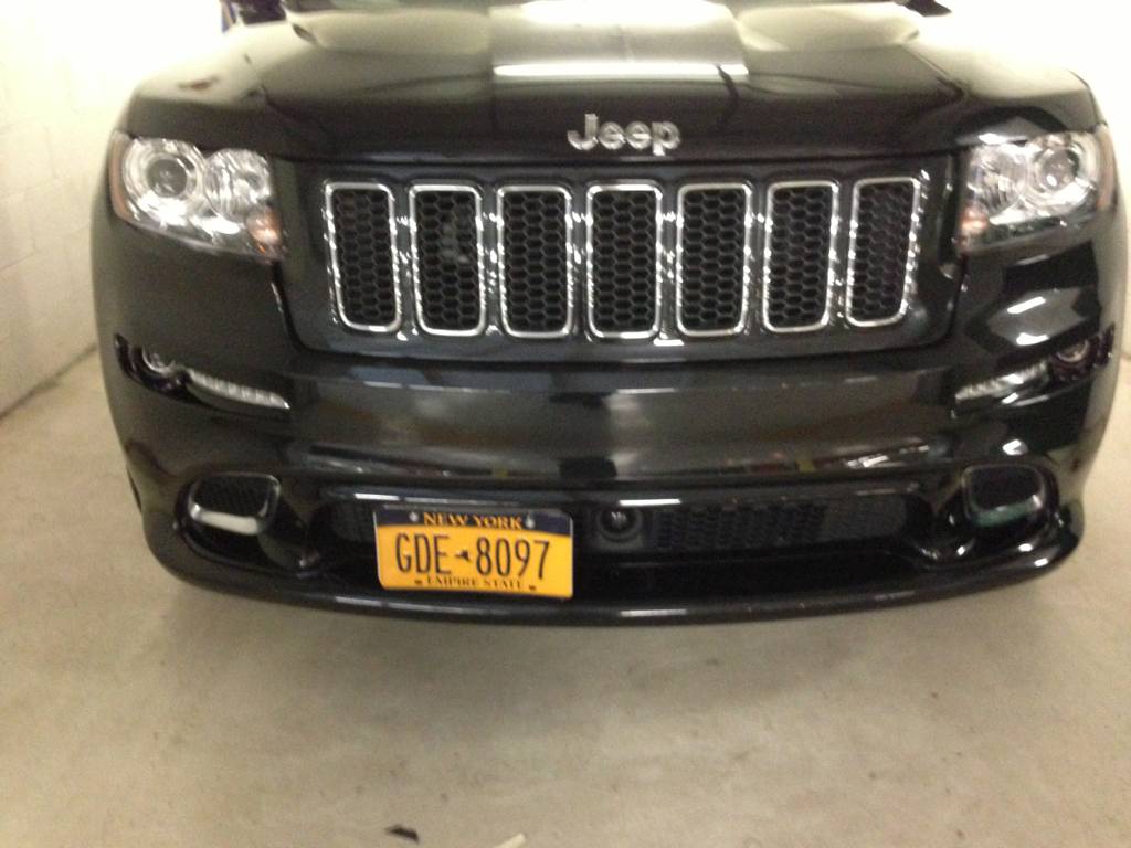 Jeep Grand Cherokee Front License Plate Logo