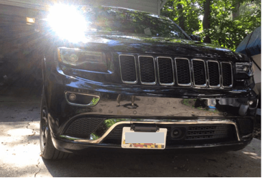 jeep srt license plate frame