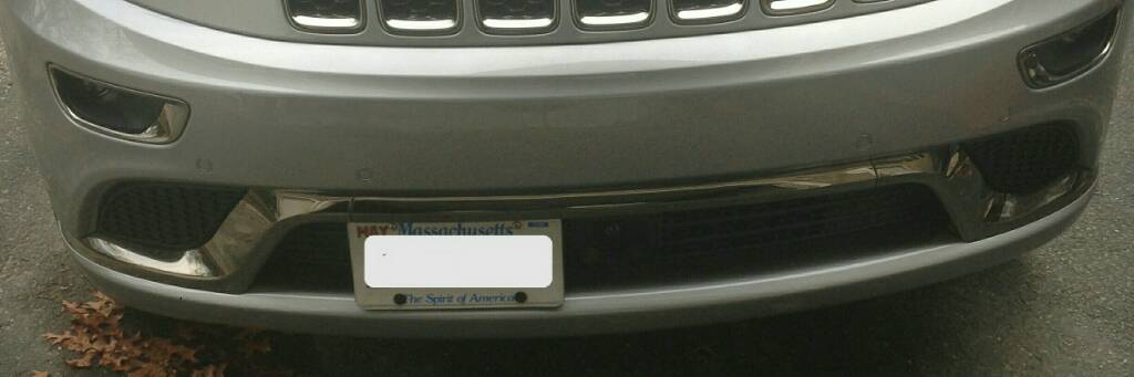 Jeep Grand Cherokee Front License Plate Logo - Any suggestions for a 