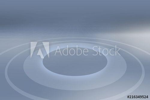 Empty Blue Circles Logo - Empty studio 3d space, multiple expanding circles on ground - Buy ...