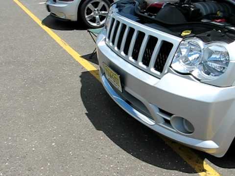 Jeep Grand Cherokee Front License Plate Logo - Retractable License Plate On Jeep SRT8 - Remote Controlled - YouTube