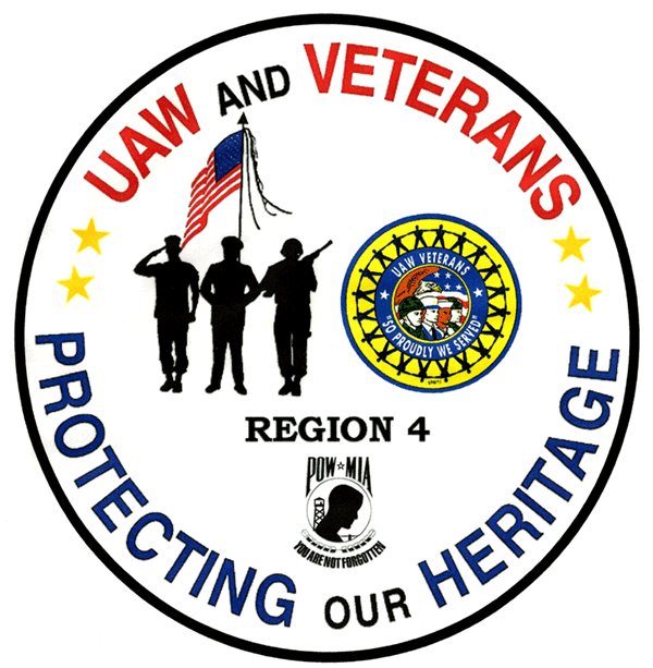 UAW Veterans Logo - Region 4 UAW Vets Info Page