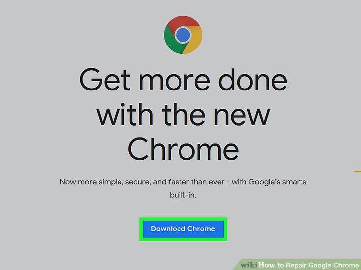 Wikihow.com Logo - How to Repair Google Chrome (with Picture)