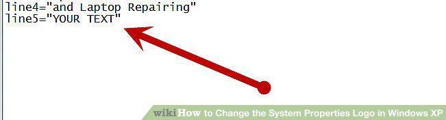 Wikihow.com Logo - How to Change the System Properties Logo in Windows XP: 7 Steps