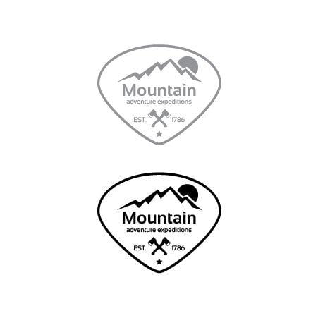 Guitar Mountain Logo - Mountain Adventure Logo. Buy Vector Logo for $10!