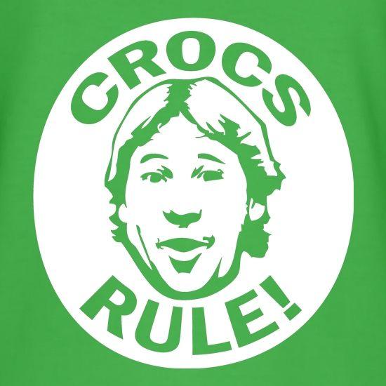 Crocodile Hunter Crocs Rule Logo - Crocodile hunter T-shirts by CharGrilled