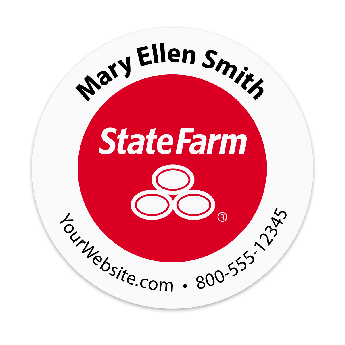Farm Circle Logo - State Farm Insurance Agency Sticker | Mines Press