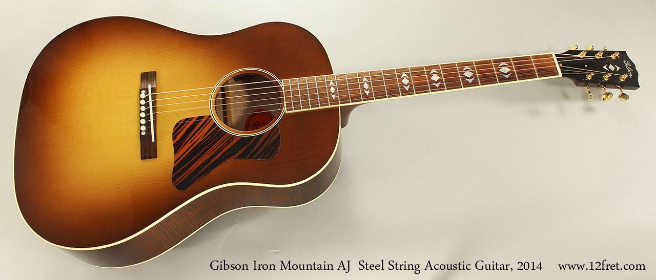 Guitar Mountain Logo - 2014 Gibson Iron Mountain AJ Steel String Guitar | www.12fret.com