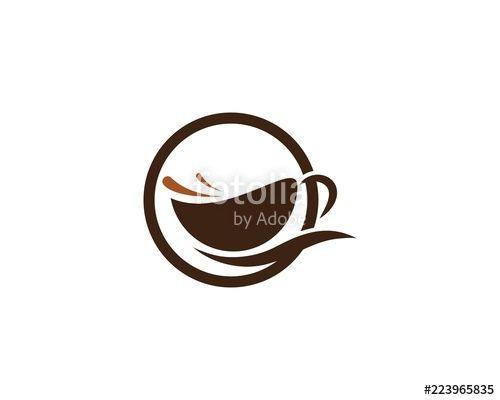 Cup Logo - Coffee Cup Logo Template Stock Image And Royalty Free Vector Files