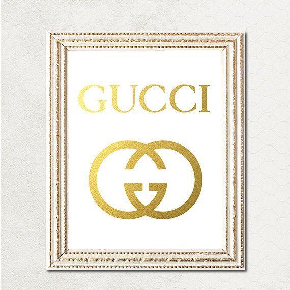 Printable Gucci Logo - BUY 1 GET 1 FREE Printable Gucci logo poster Gucci от ZirkaDesign