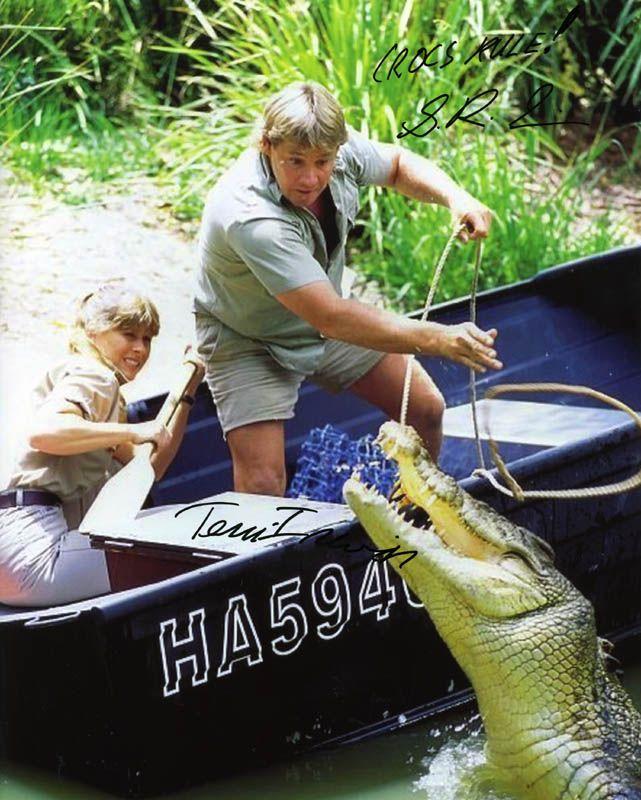 Crocodile Hunter Crocs Rule Logo - Crocodile Hunter: Collison Course Movie Cast - Photograph Signed ...