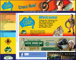Crocodile Hunter Crocs Rule Logo - Steve Irwin, The Crocodile Hunter, an Australian
