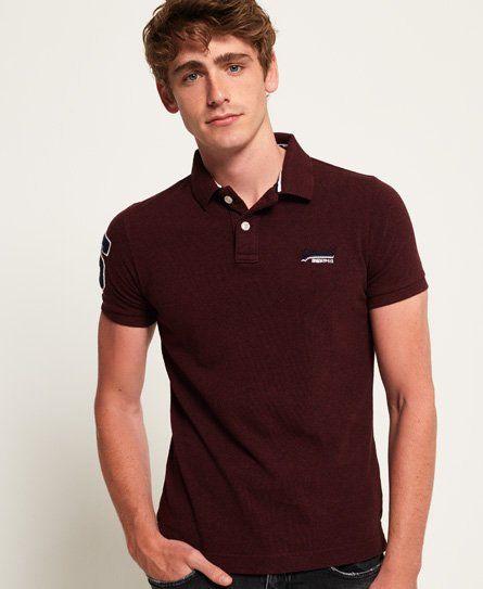 Maroon Polo Logo - Polo Shirts for Men | Long & Short Sleeve Polos | Superdry