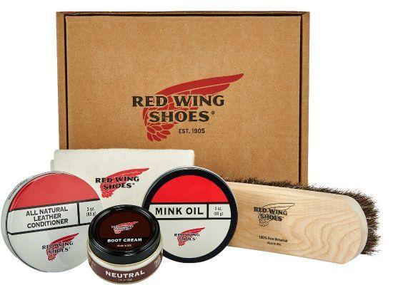 Red Wing Boots Logo - Basic Care Product Kit 97099. Red Wing Heritage