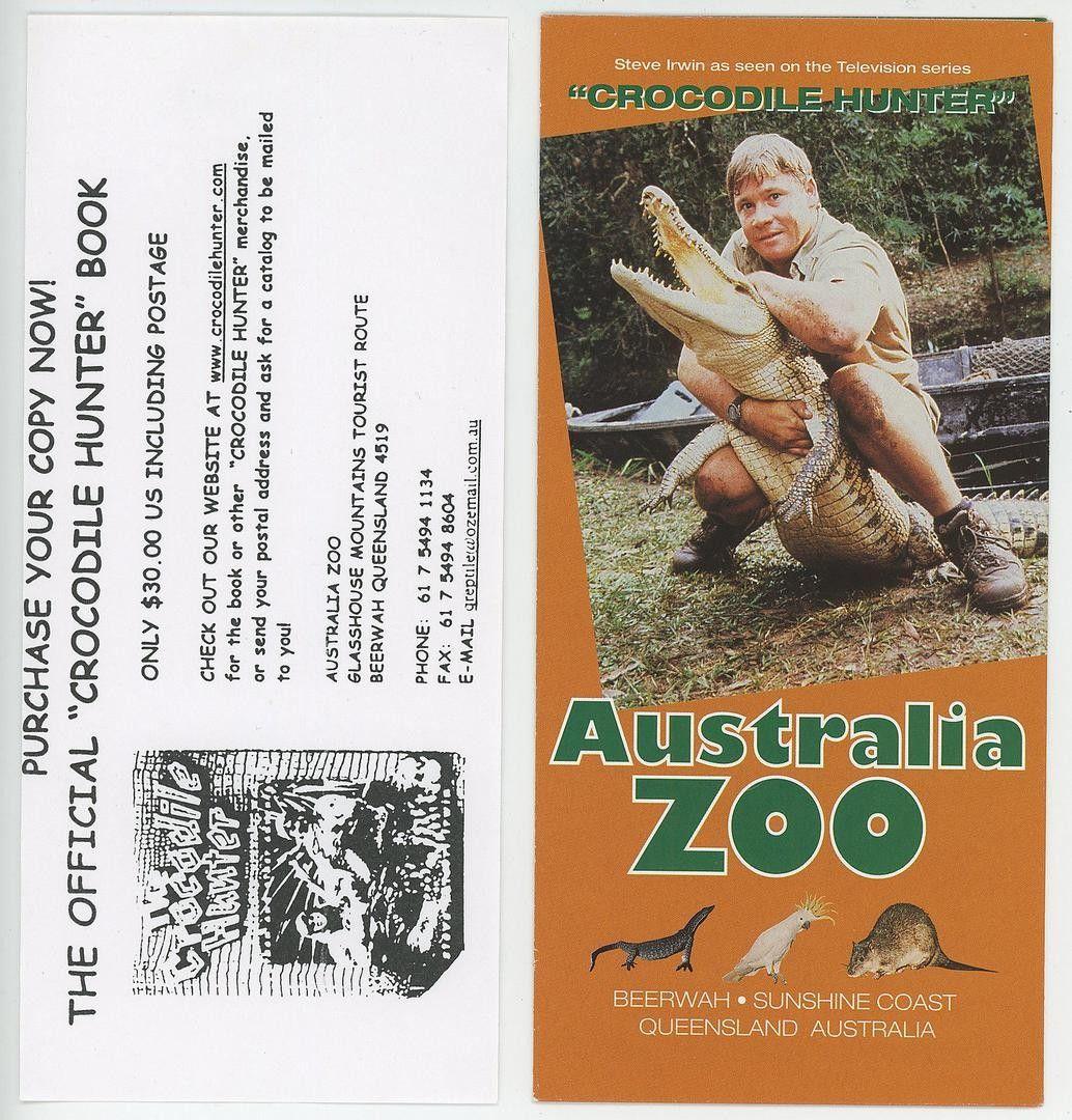 Crocodile Hunter Crocs Rule Logo - Steve Irwin & Terri Signed Autographed 8x10 Photo Picture JSA LOA