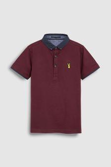 Maroon Polo Logo - Boys Polo Shirts. Polo Tops for Boys. Next Official Site