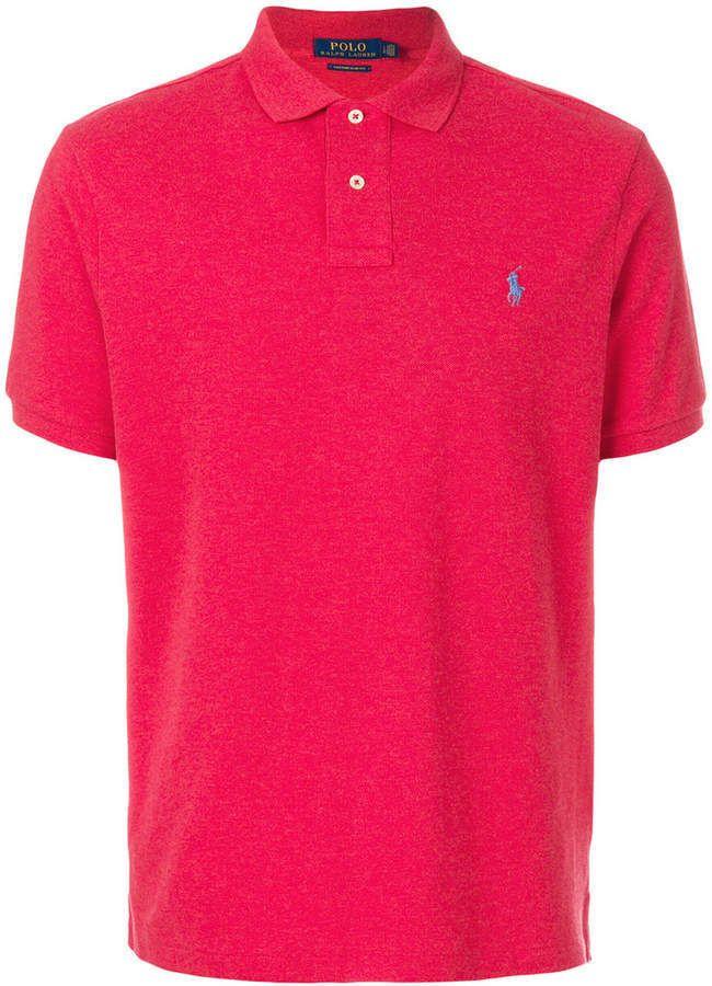 Maroon Polo Logo - Polo Ralph Lauren Logo Polo Shirt, £84 | farfetch.com | Lookastic UK