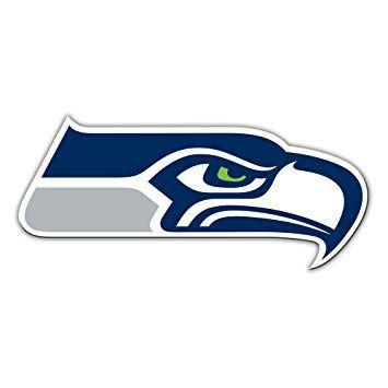 Seattle Seahawks Logo - Amazon.com : Fremont Die NFL Seattle Seahawks Logo Vinyl Magnet, 12 ...