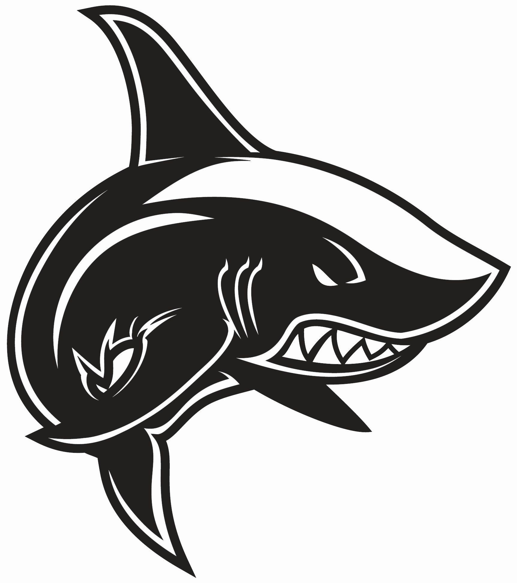 Black and White Shark Logo - Shark Logos