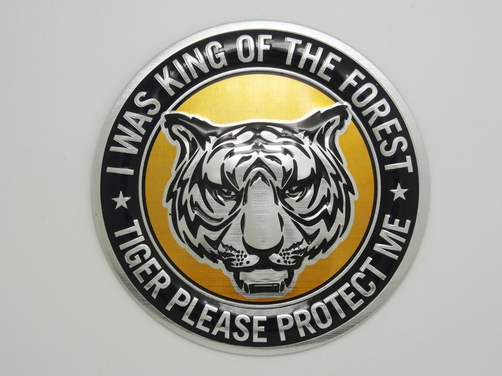 Tiger Car Logo - 2019 Animal Mascot Tiger Protect DC Comics Figure Car 3d Logo Rear ...