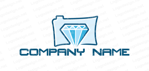 Diamond Inside Diamond Logo - Diamond inside the camera | Logo Template by LogoDesign.net