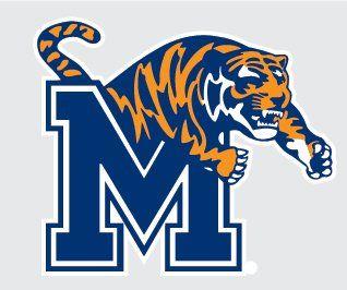 Tiger Car Logo - University of Memphis Tigers M with TIGER Logo 4 Vinyl