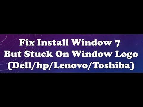 Purple Windows Logo - install window 7 but stuck on window logo - YouTube