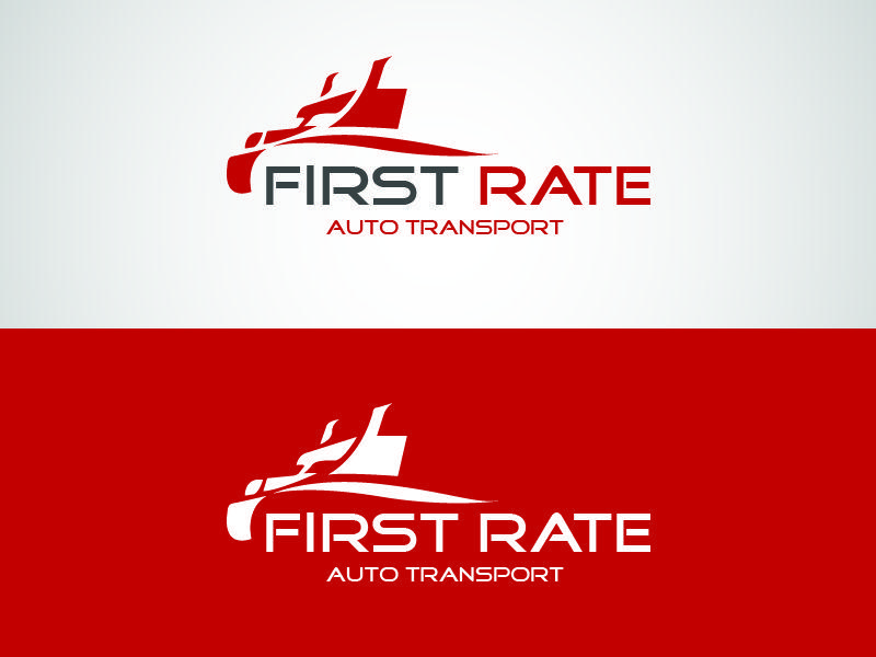 Red Transport Logo - Serious, Masculine, It Company Logo Design for First Rate Auto ...
