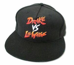 Lil Wayne Logo - Drake Vs Lil Wayne Gradient Black Baseball Cap Hat New Official