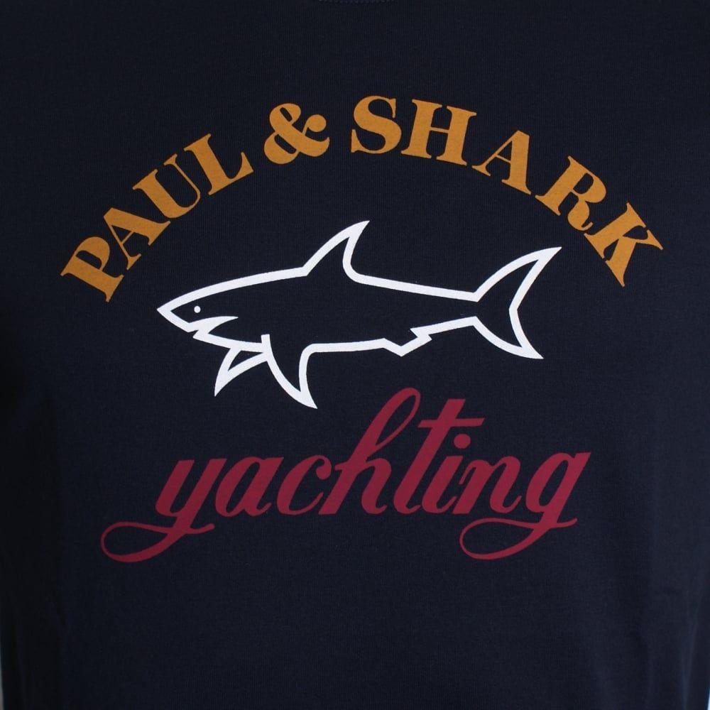Black and White Shark Logo - Paul and Shark Logo T Shirt Black | Paul & Shark | Ragazzi