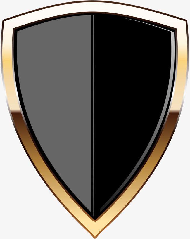Black Shield Logo - Black Atmospheric Shield, Shield Clipart, Black Shield, Concise Logo ...
