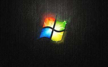 Dark Windows Logo - Free Wallpaper: Dark Windows Logo