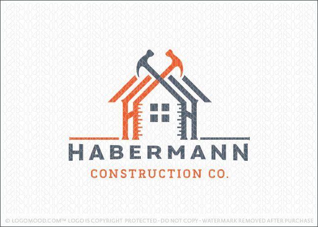 House Building Logo - Habermann | Edna's kitchen | Logo design, Construction logo ...