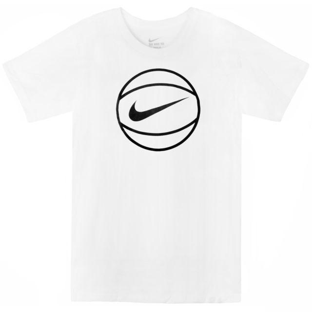 Nike Basketball Logo - Nike Athletic Cut Basketball Logo Black White T Shirt A02997 100 Men