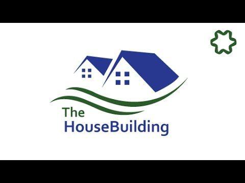 House Building Logo - House Logo Design Tutorial in Adobe illustrator / Home Building Logo ...