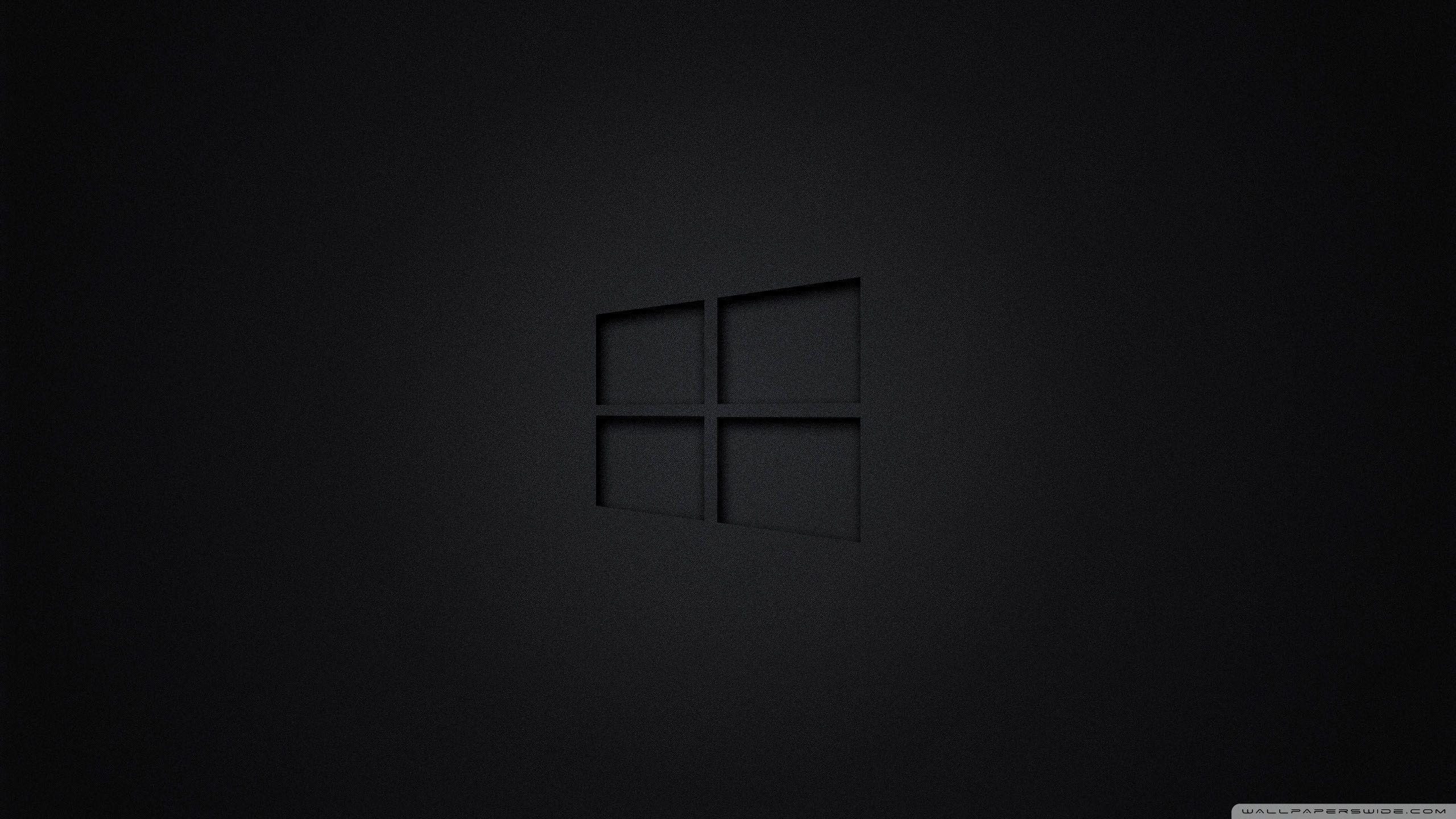 Dark Windows Logo - New Windows Wallpaper HD Black FULL HD 1080p For PC Desktop