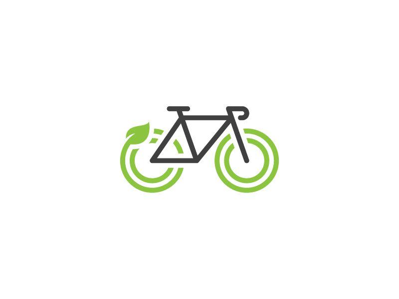 Green Bicycle Logo - Eco Bike Logo by Agung Saputra | Dribbble | Dribbble