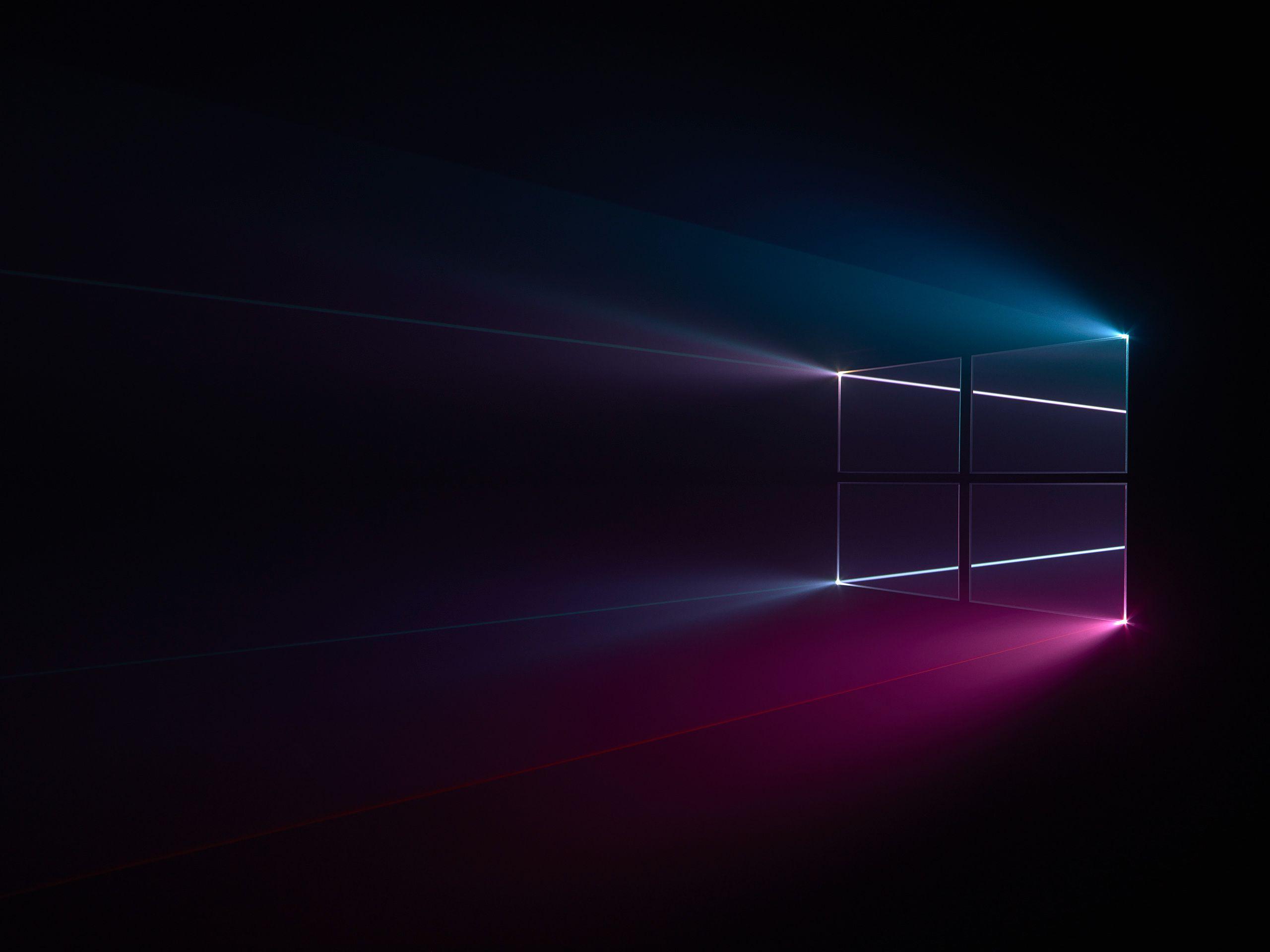 Dark Windows Logo - Wallpaper Windows Windows logo, Blue, Pink, Dark, HD, Technology