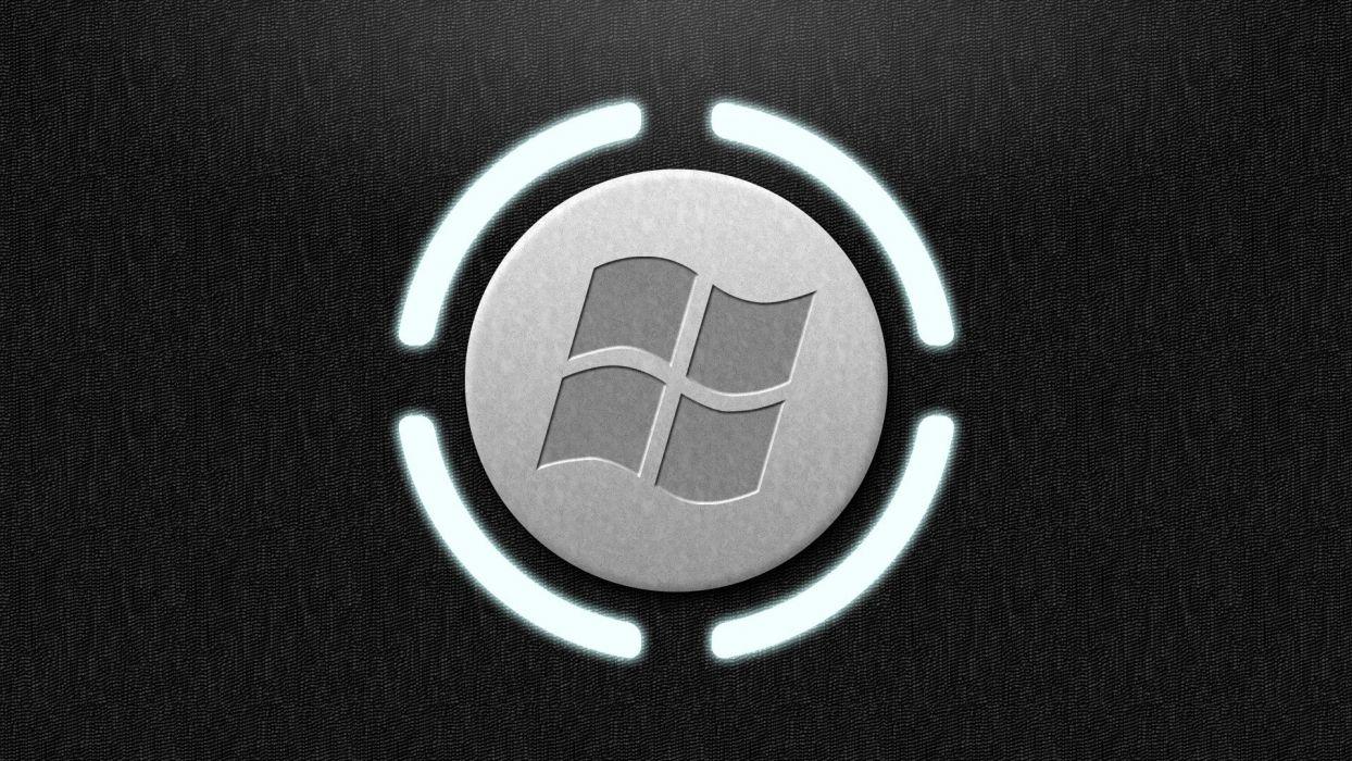 Dark Windows Logo - Computers dark operating systems logos windows logo windows