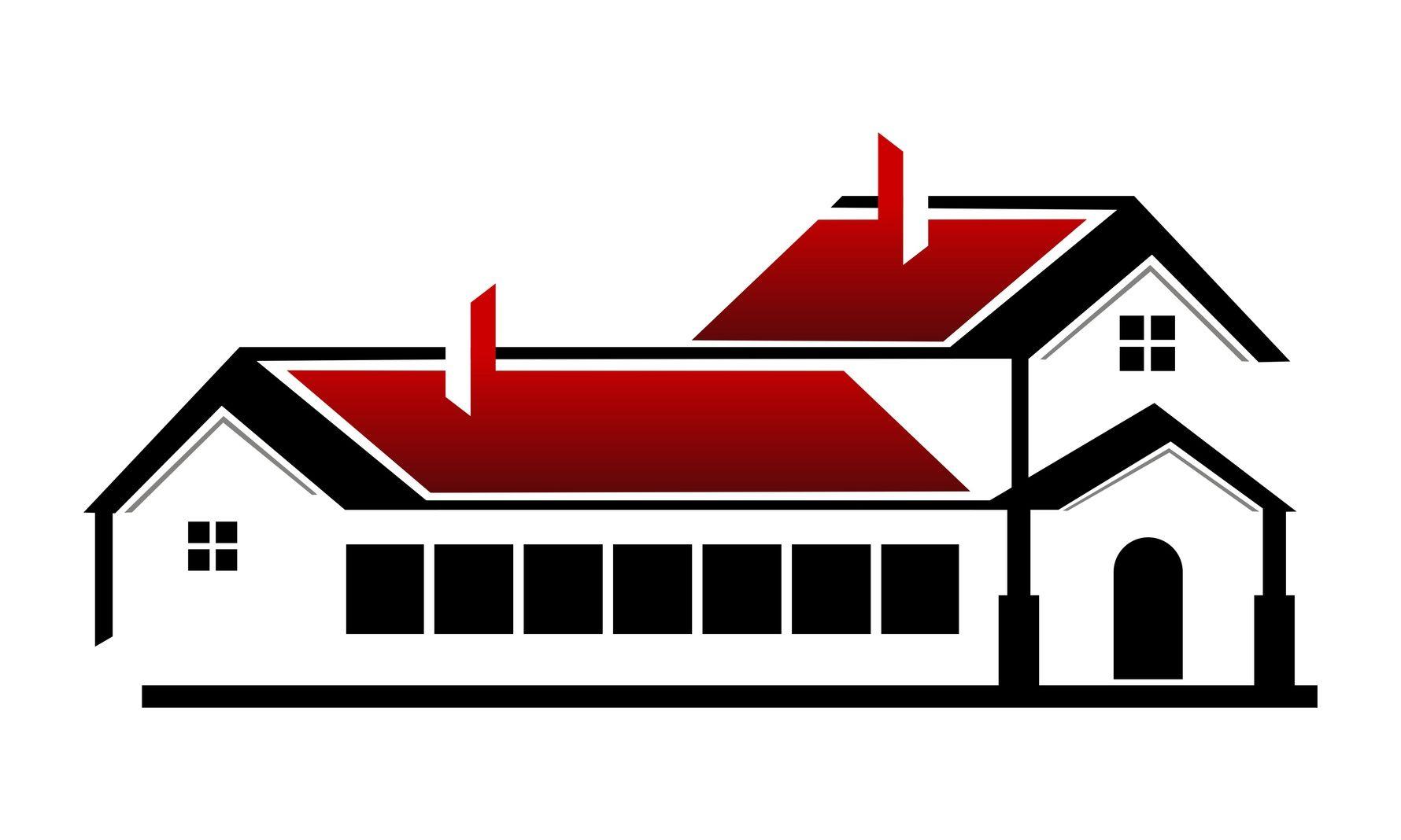 House Building Logo - Ways to Include Hidden Symbolism in Roofing Logos • Online Logo
