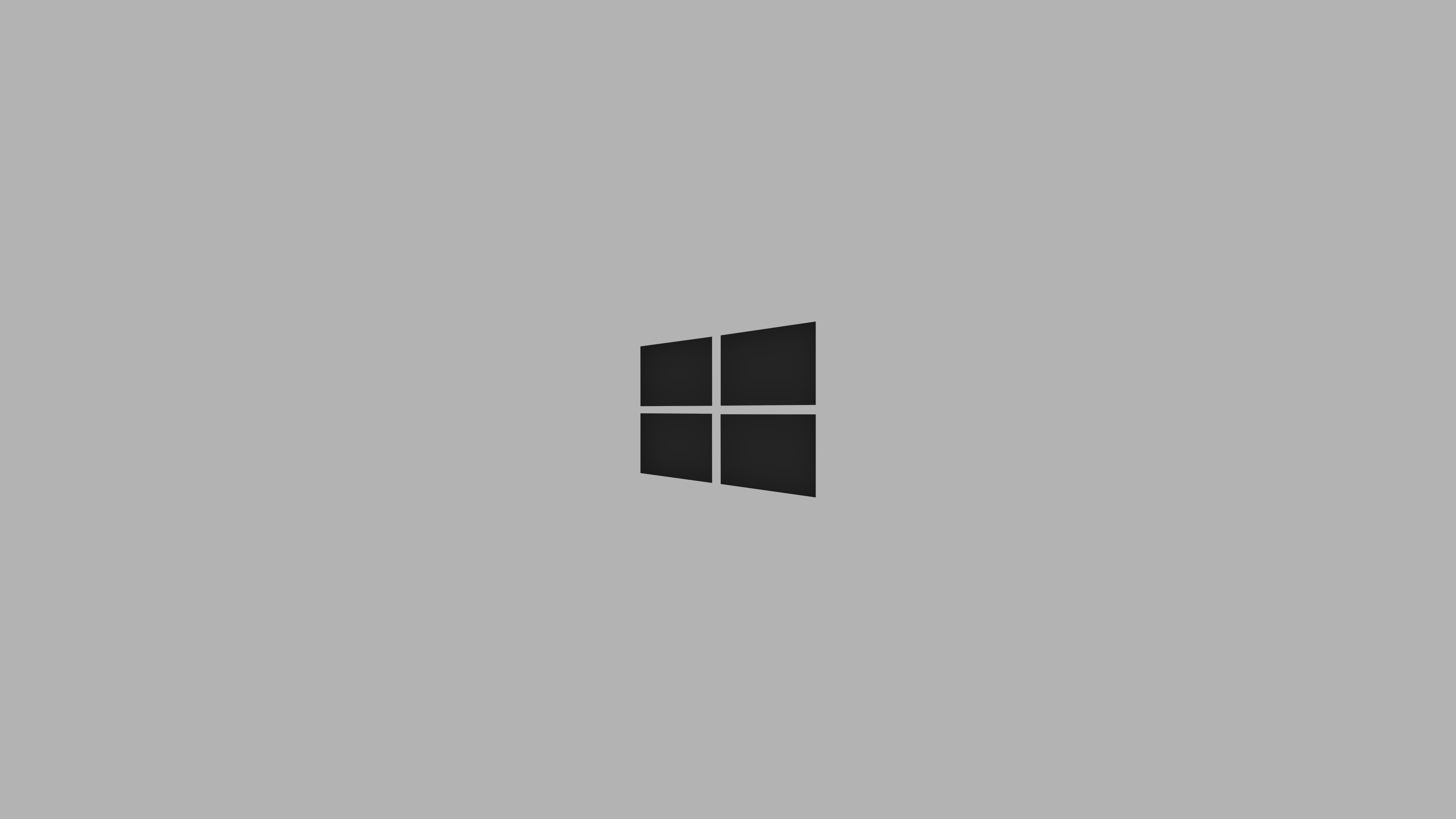 Dark Windows Logo - Windows 10 Flat Logo (Dark & Light) Wallpaper (OC) 3840x2160