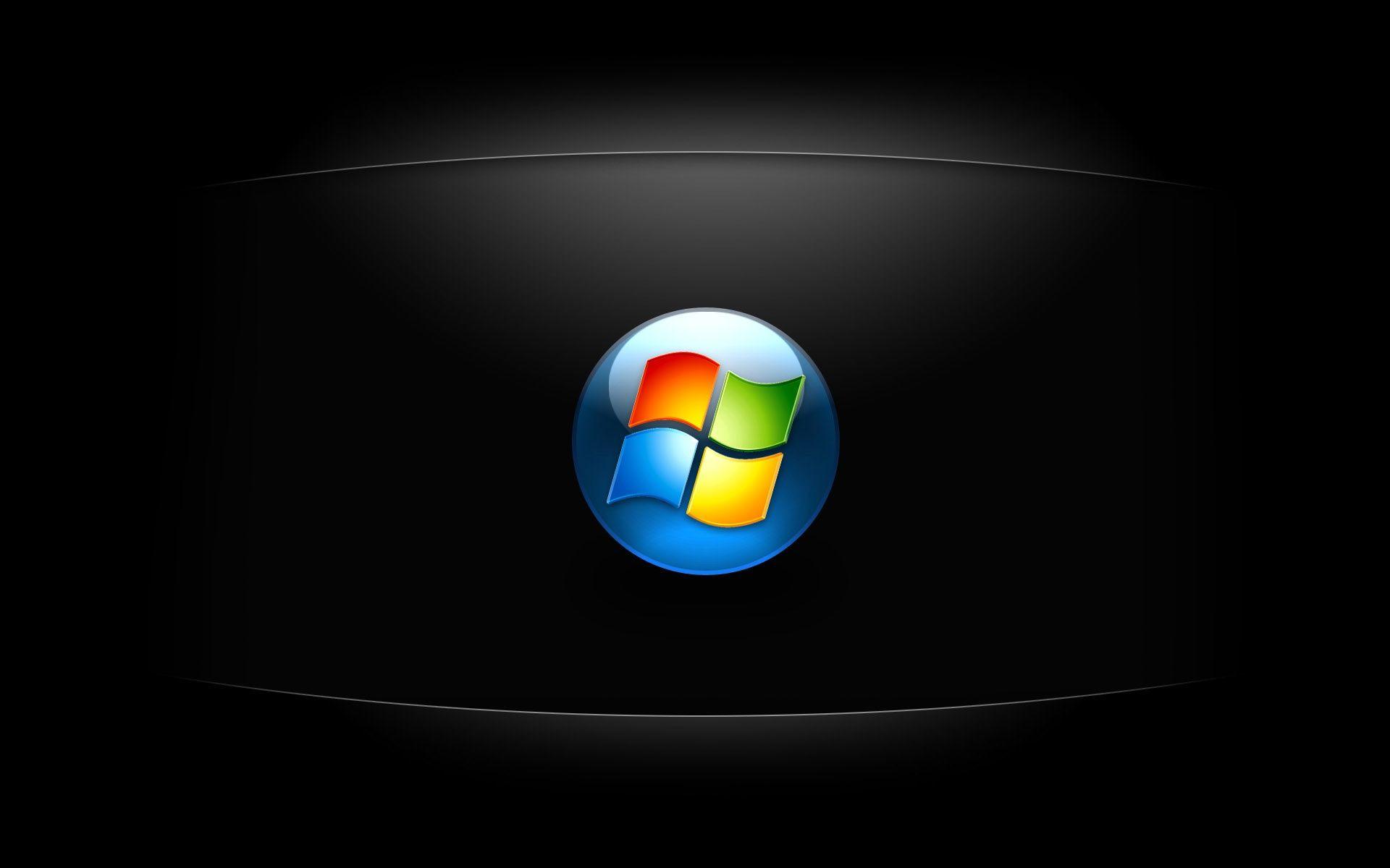 Dark Windows Logo - Dark Windows 7 HD Wallpaper