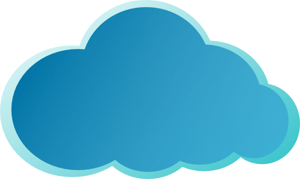 Blue Cloud Logo - Blue Cloud Clip Art at Clker.com - vector clip art online, royalty ...